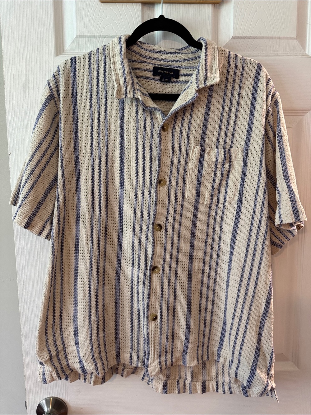 Cotton On 100% cotton knit button down